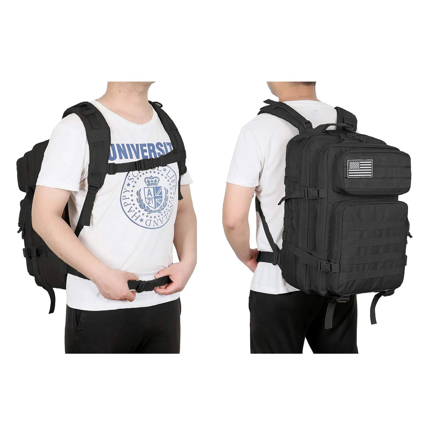 Tactische Rugzak 40L – Waterafstotende Militaire Backpack met MOLLE-systeem