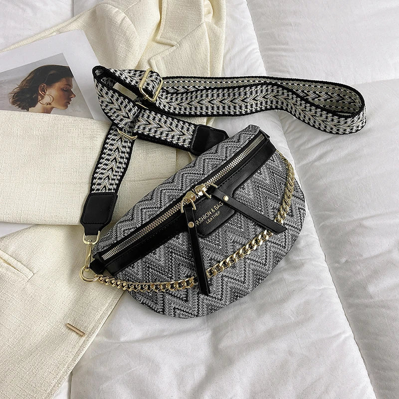 Bohemian Patchwork Crossbody Tas – Stijlvol & Uniek