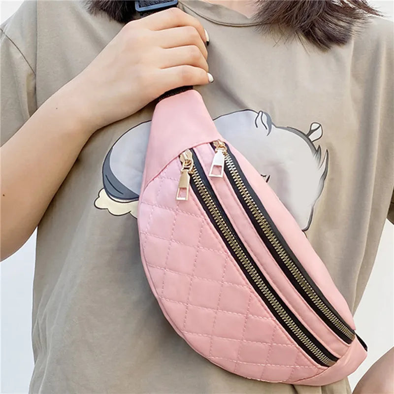 Trendy Quilted Heuptas – Stijlvolle Crossbody Tas voor Elke Dag