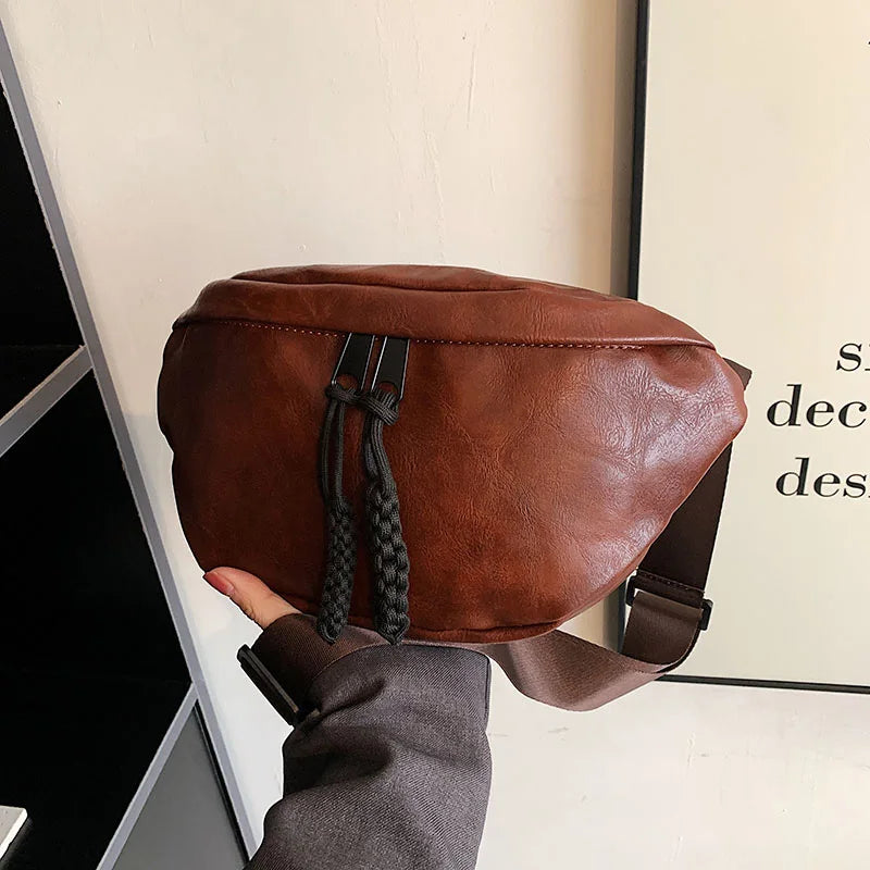 Leren Heuptas – Stoere Crossbody Tas met Verstelbare Band