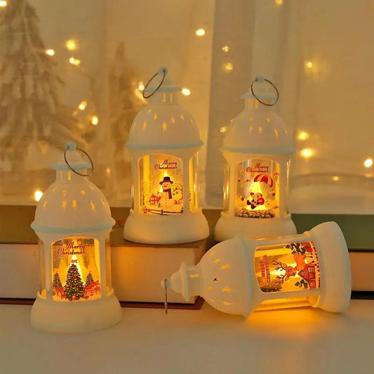 LED kerstlantern op batterij – sfeervolle decoratie voor binnen en buiten