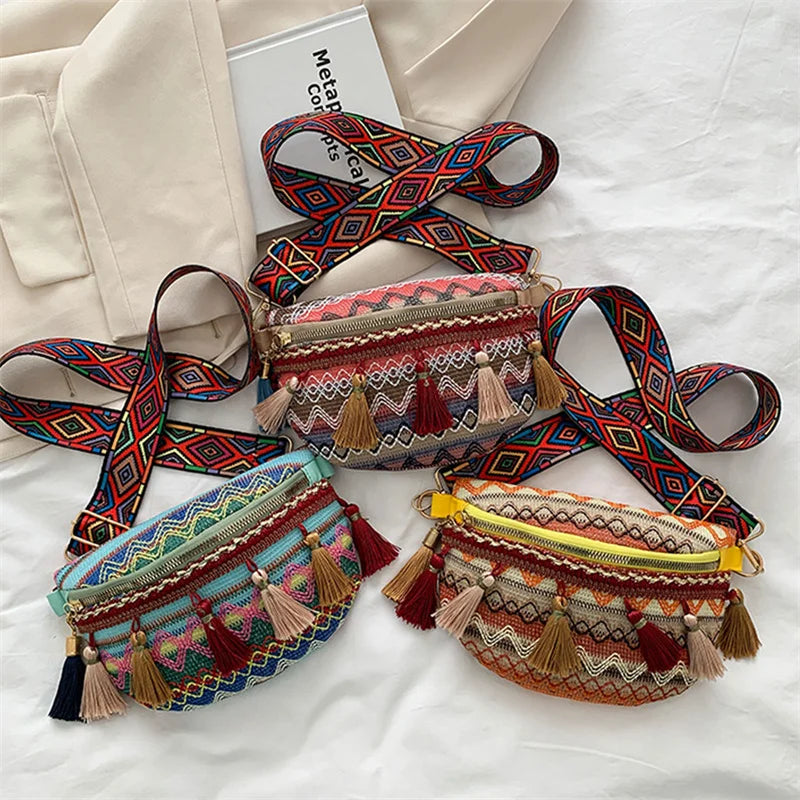 Bohemian Crossbody Tas – Kleurrijk, Uniek & Comfortabel