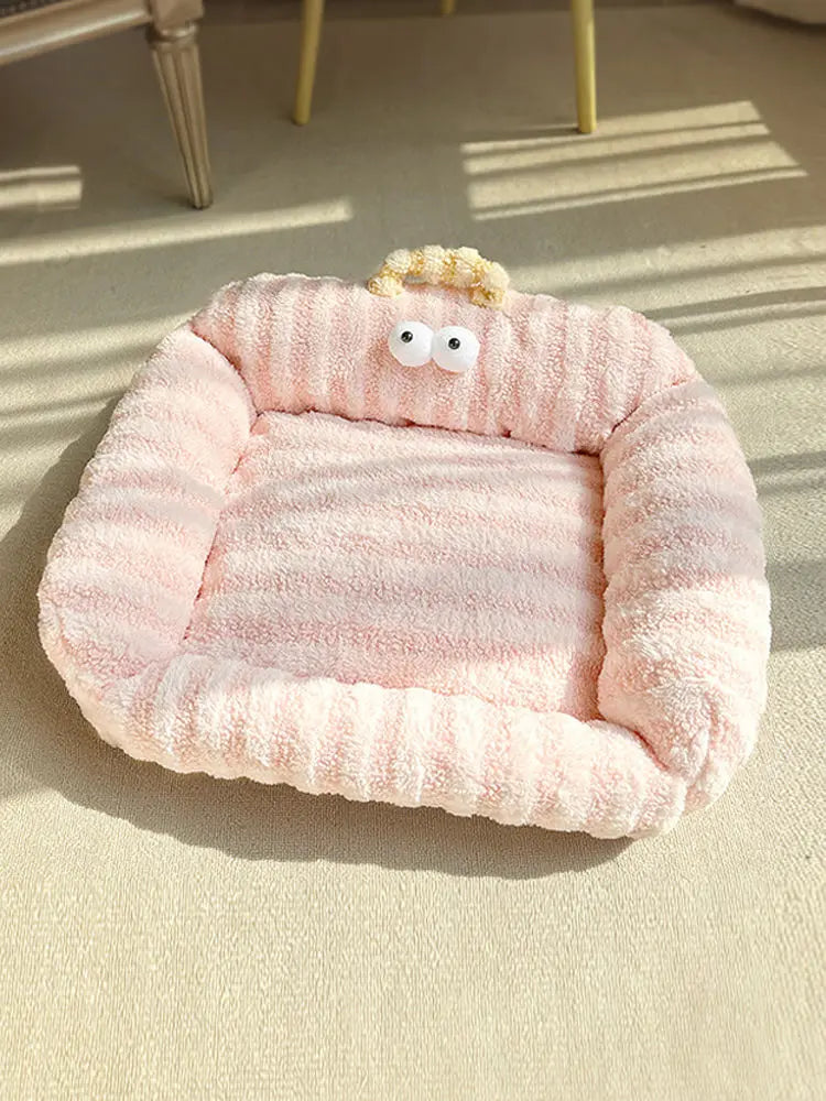 Fluffy Hondenmand & Kattenmand – Zachte Huisdiermand met Schattig Design