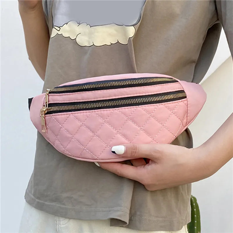 Trendy Quilted Heuptas – Stijlvolle Crossbody Tas voor Elke Dag