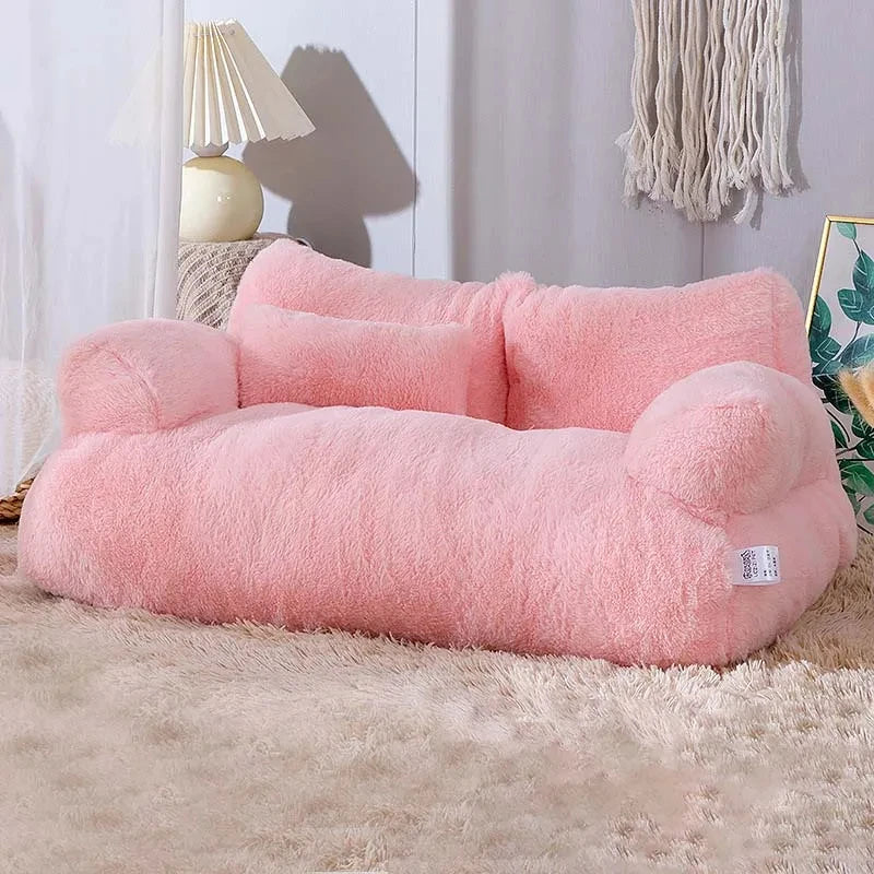 Sofa Hondenmand & Kattenmand – Zachte Fluffy Huisdierbank