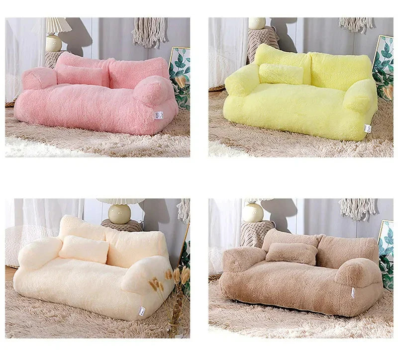 Sofa Hondenmand & Kattenmand – Zachte Fluffy Huisdierbank