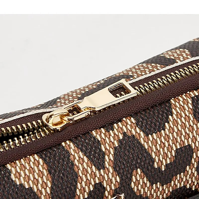 Luxe Crossbody Heuptas – Checker & Panterprint – Unisex