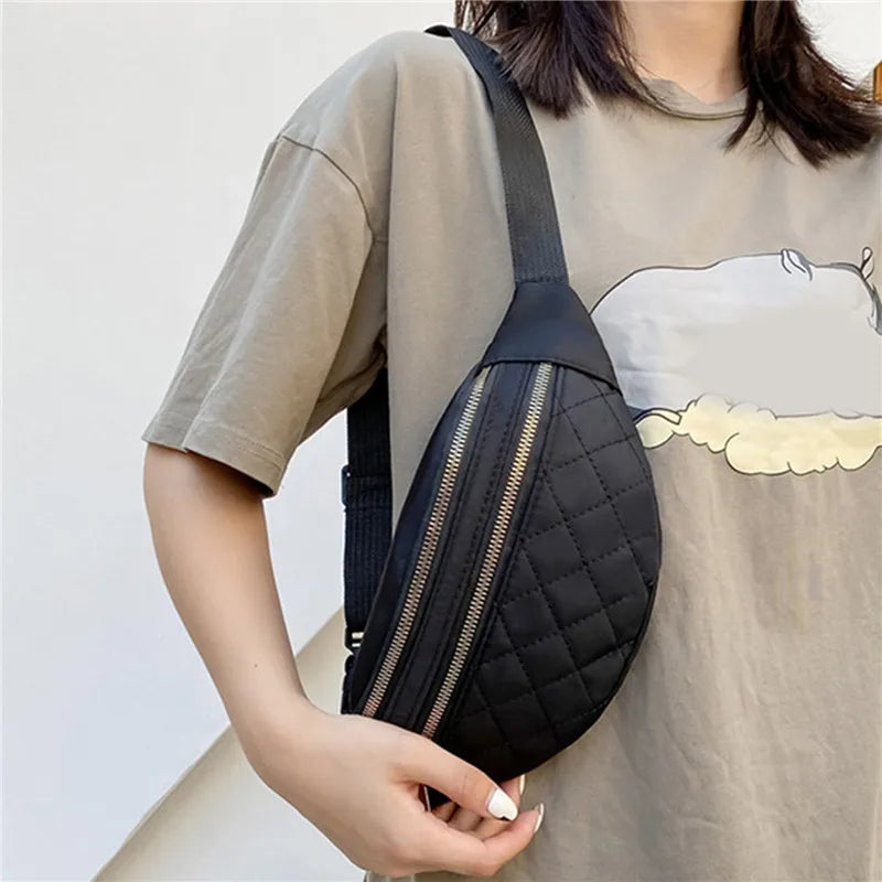 Trendy Quilted Heuptas – Stijlvolle Crossbody Tas voor Elke Dag