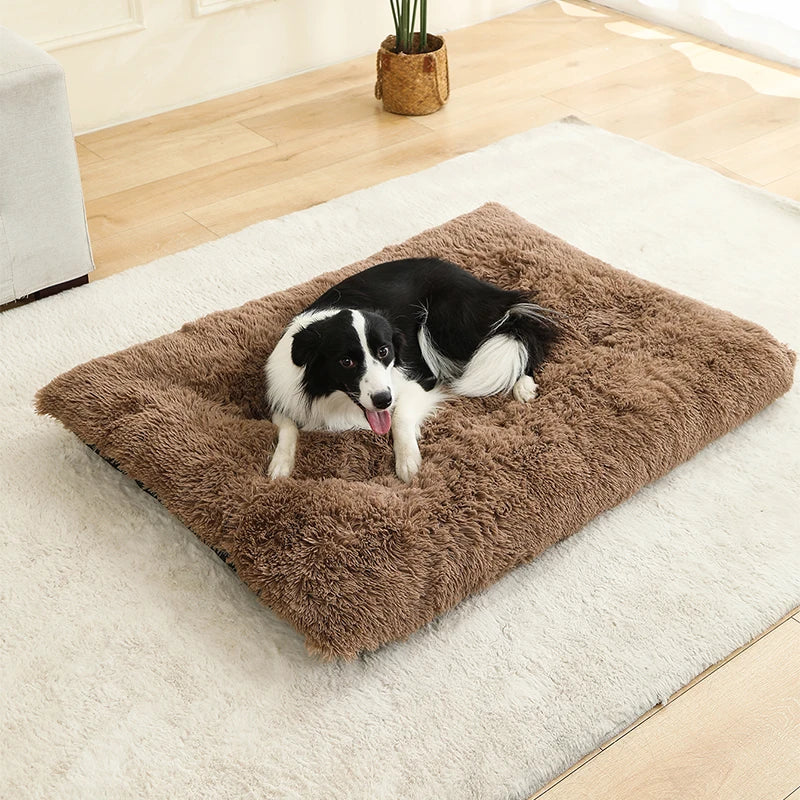 Fluffy Hondenmat & Kattenmat – Rechthoekig Comfort Kussenbed