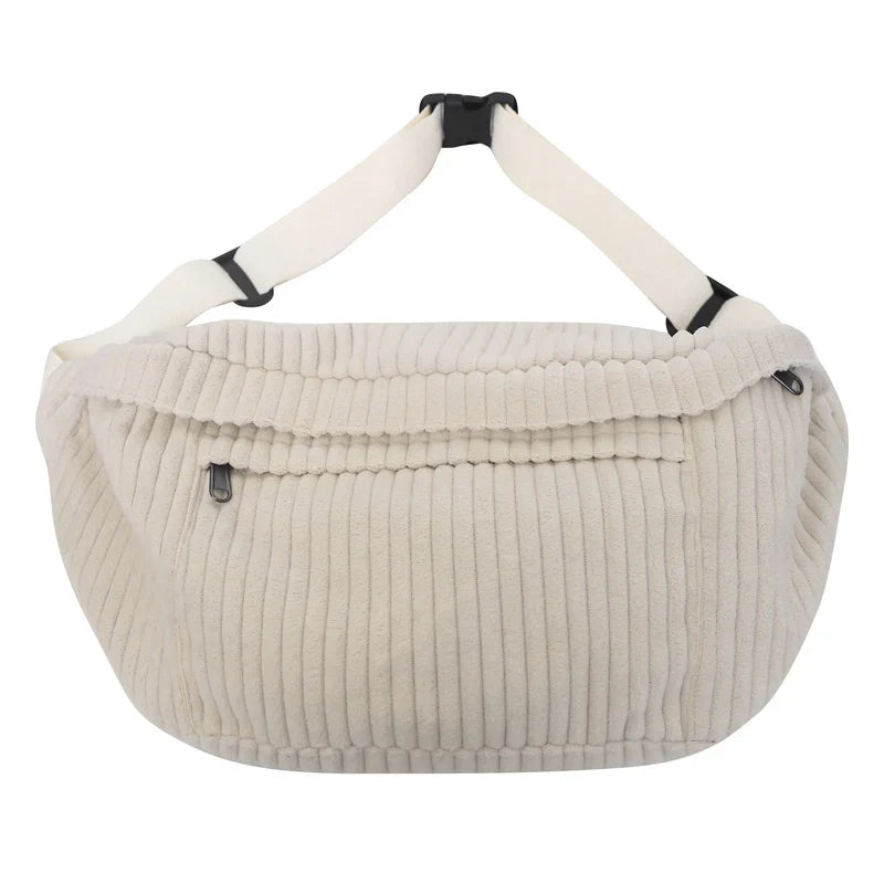 Corduroy Crossbody Tas – Trendy, Ruim & Comfortabel
