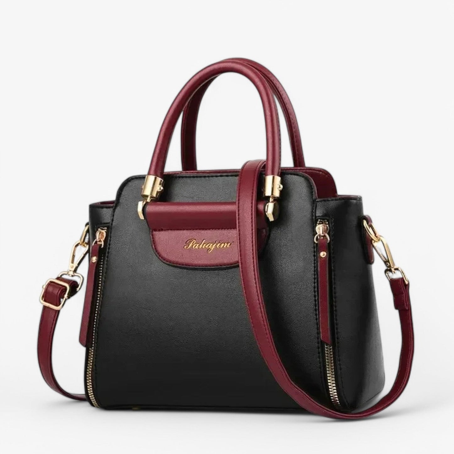 Chique Handtas met Contrastkleuren – Stijlvol & Functioneel