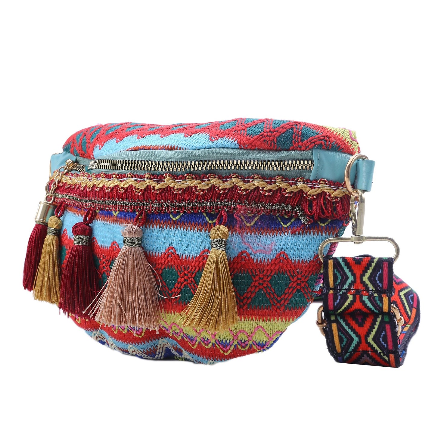 Bohemian Crossbody Tas – Kleurrijk, Uniek & Comfortabel
