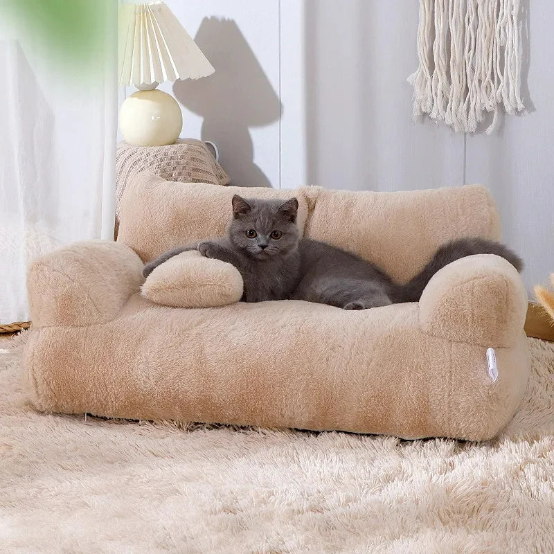 Sofa Hondenmand & Kattenmand – Zachte Fluffy Huisdierbank