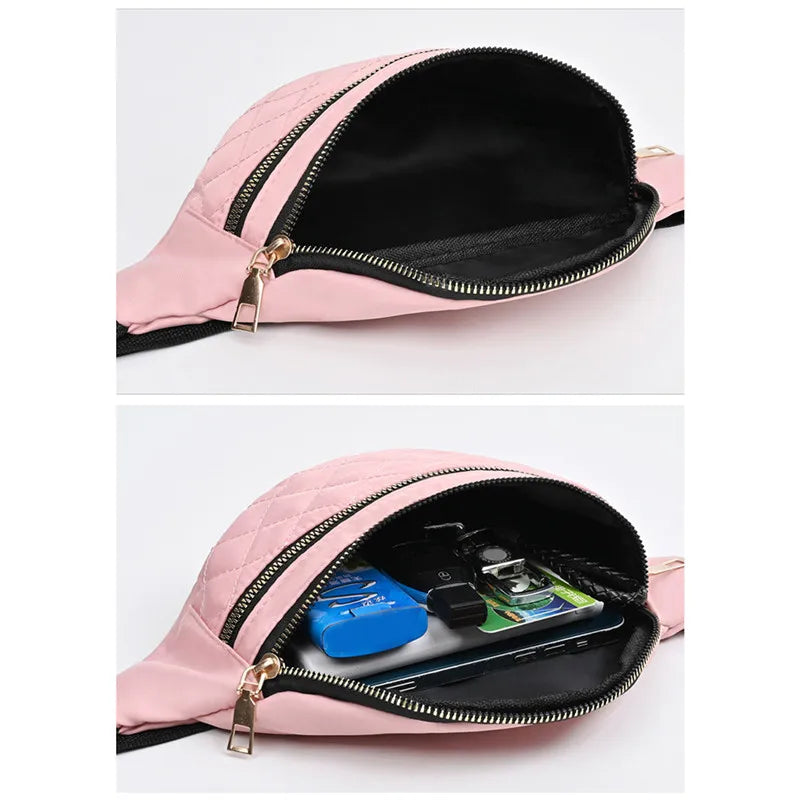 Trendy Quilted Heuptas – Stijlvolle Crossbody Tas voor Elke Dag
