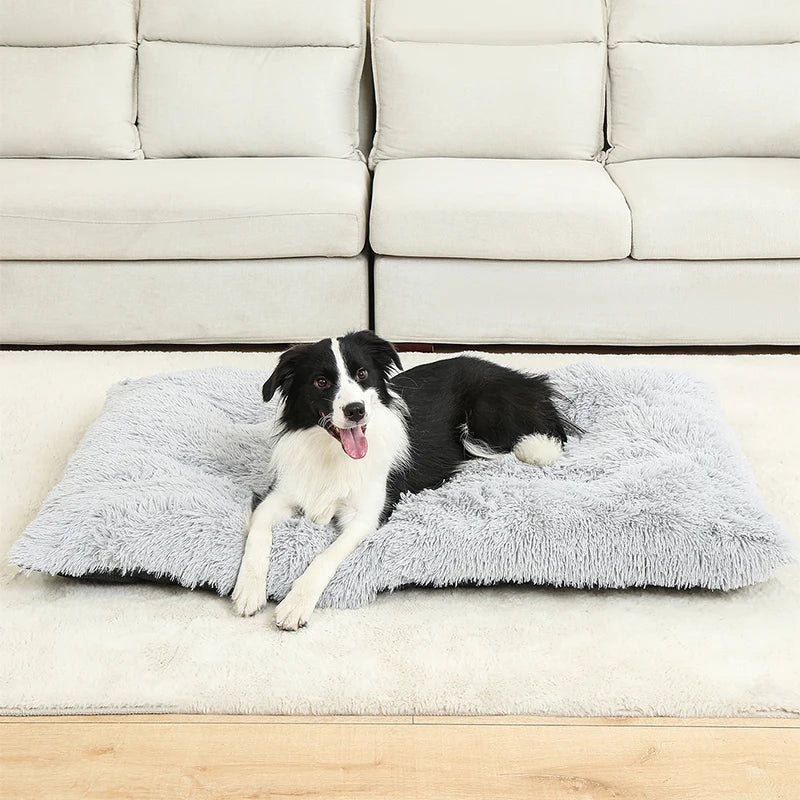 Fluffy Hondenmat & Kattenmat – Rechthoekig Comfort Kussenbed