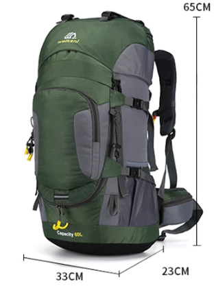Waterdichte Outdoor Rugzak 70L – Lichtgewicht & Ruim
