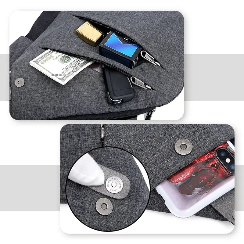 Anti-Diefstal Schoudertas – Compact & Veilig