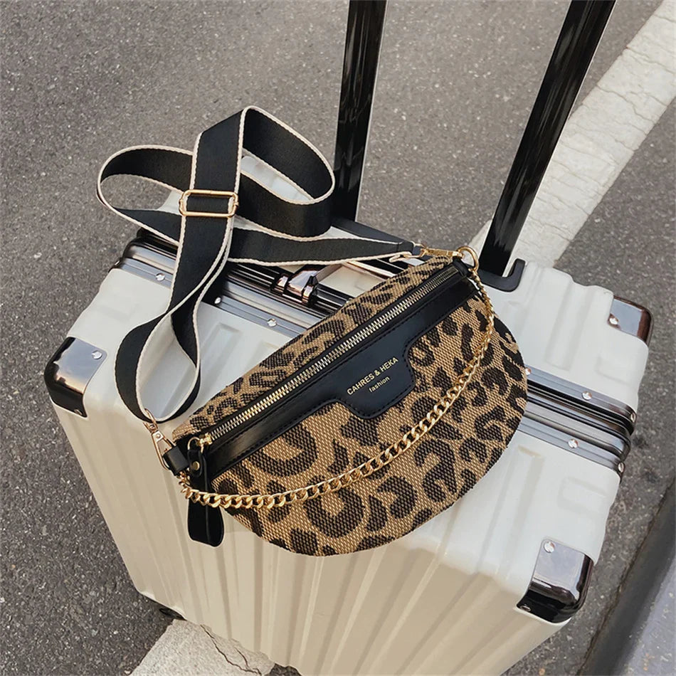 Pied-de-Poule Heuptas & Crossbody – Trendy Fanny Pack met Ruitpatroon – Chic & Praktisch