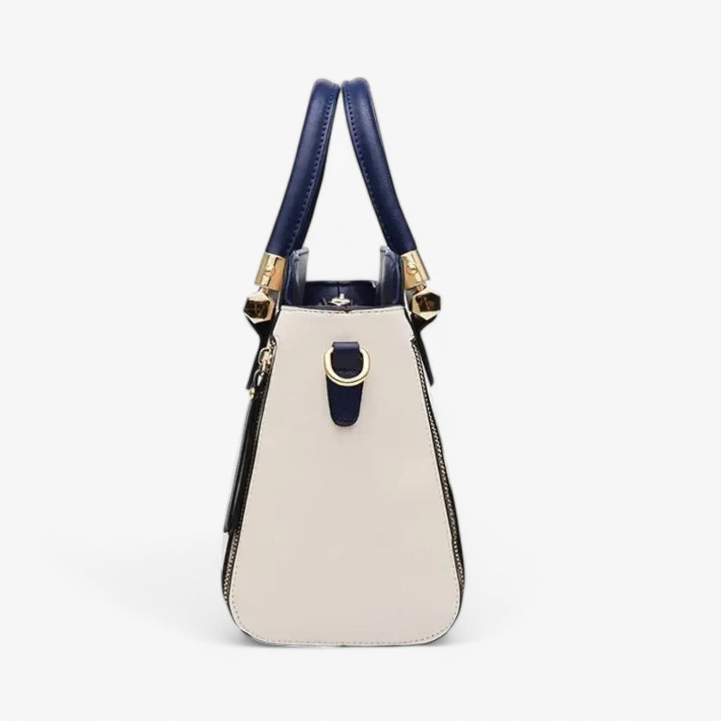 Chique Handtas met Contrastkleuren – Stijlvol & Functioneel