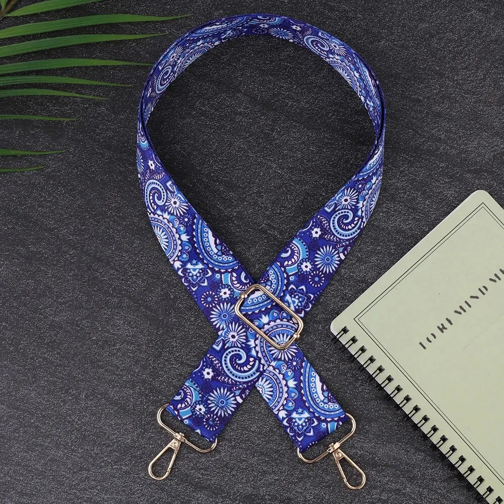 Verstelbare Tasriem met Kleurrijk Design – Comfortabel & Duurzaam