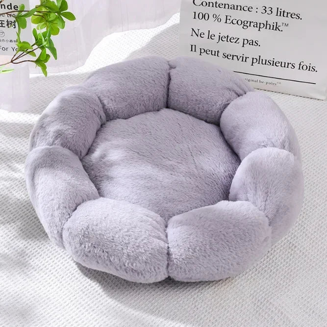 Bloemvormige Hondenmand & Kattenmand – Zachte Fluffy Huisdiermand