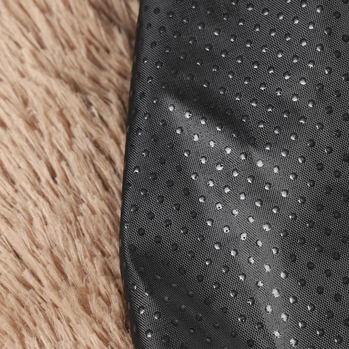 Hondenbed Pootafdruk – Fluffy Rond Ligbed met Anti-Slip Bodem voor Honden en Katten