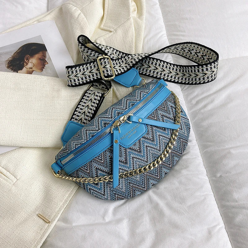Bohemian Patchwork Crossbody Tas – Stijlvol & Uniek