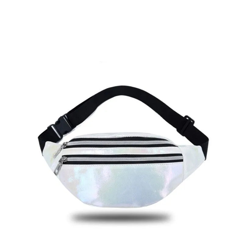Holografische Crossbody Heuptas – Festival, Trendy & Comfortabel