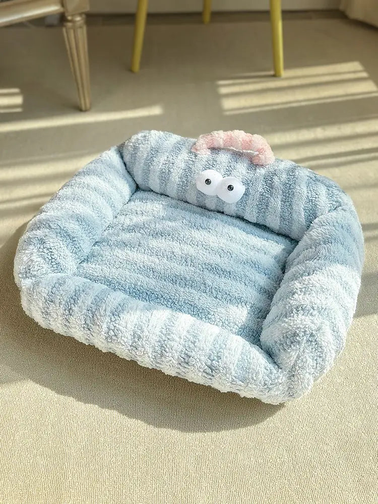 Fluffy Hondenmand & Kattenmand – Zachte Huisdiermand met Schattig Design