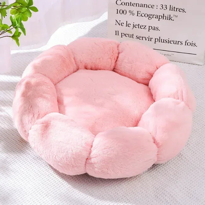 Bloemvormige Hondenmand & Kattenmand – Zachte Fluffy Huisdiermand