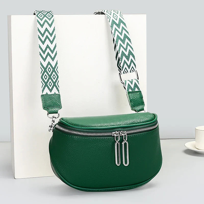 Elegante Crossbody Heuptas – Luxe Schoudertas met Unieke Band