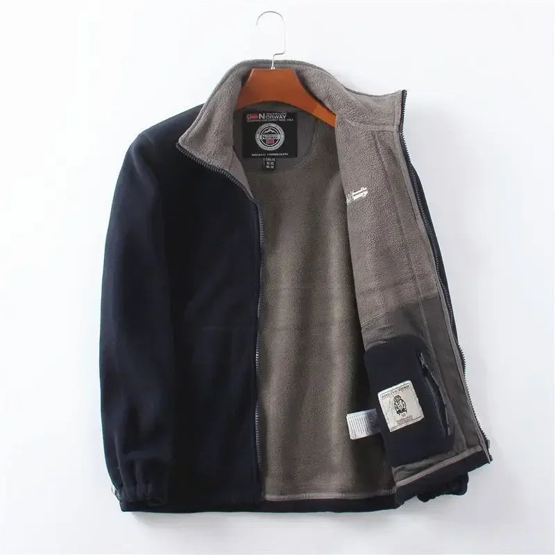 Warme Fleece Jas Heren & Dames – Zachte Winterjas met Comfortabele Voering