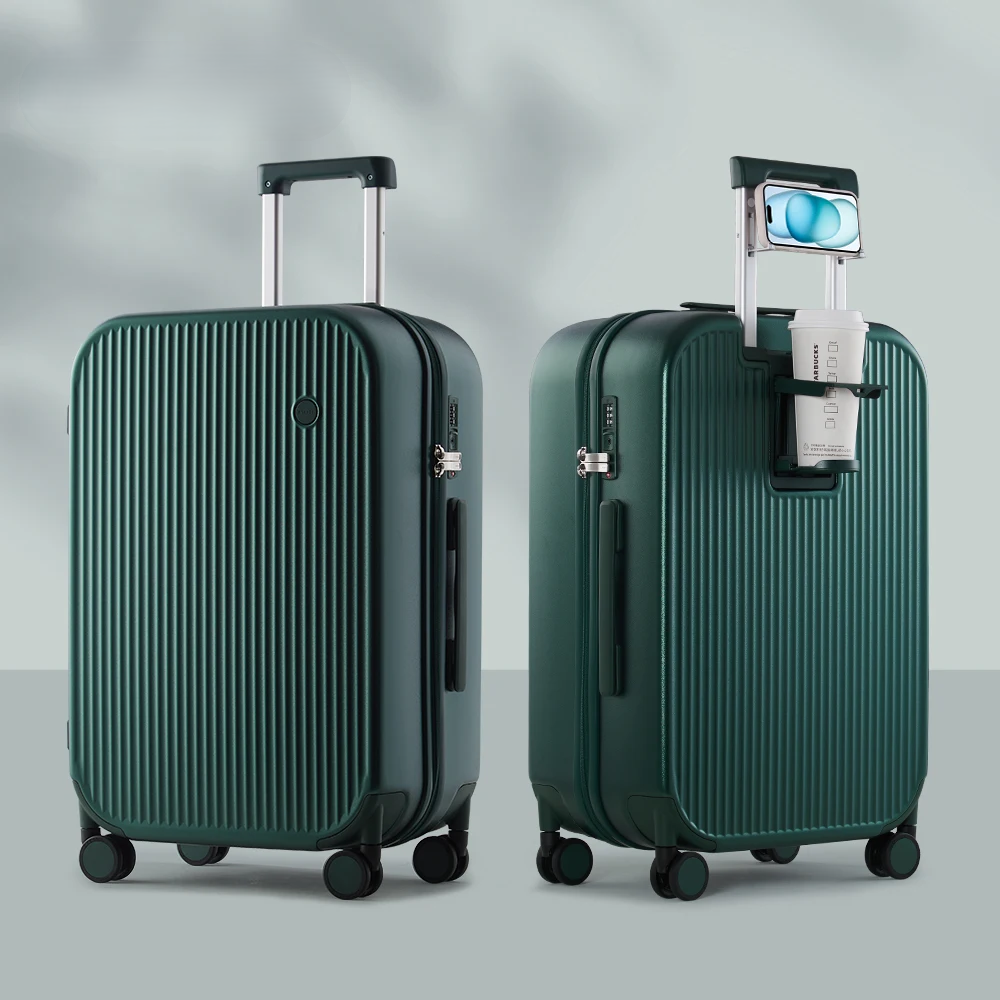 Handbagage Koffer met USB-poort & Tablet Houder – 20/24 Inch – Waterdicht & TSA-slot – Lichtgewicht