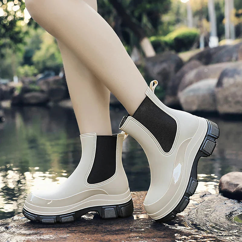 Dames Chelsea Boots – Waterdicht & Trendy met Chunky Zool