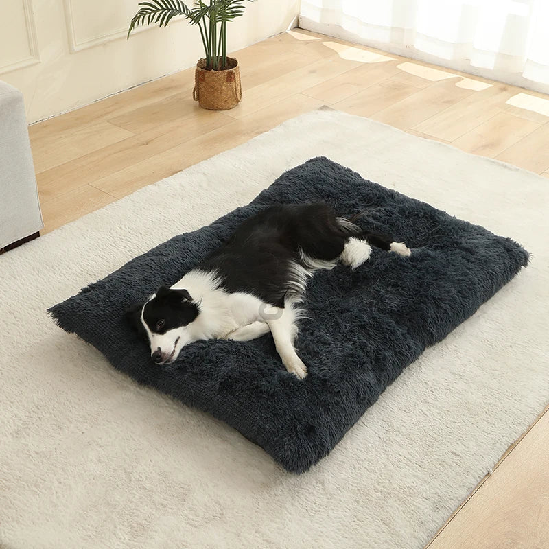 Fluffy Hondenmat & Kattenmat – Rechthoekig Comfort Kussenbed