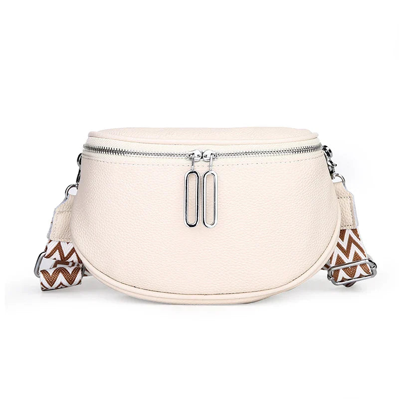 Elegante Crossbody Heuptas – Luxe Schoudertas met Unieke Band