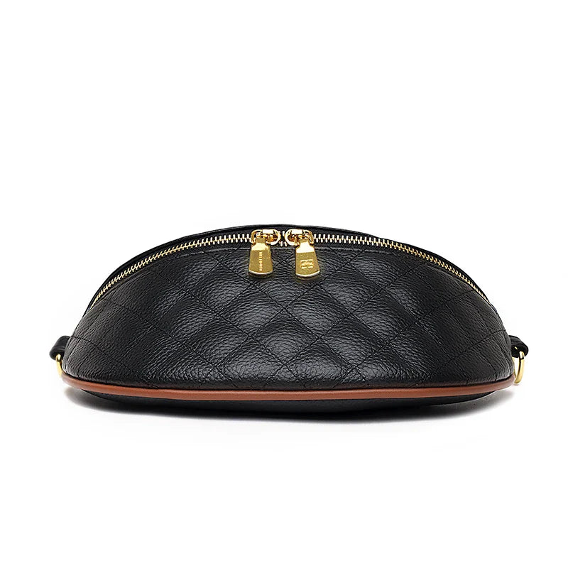 Luxe Crossbody Heuptas met Gouden Details – Elegant & Praktisch