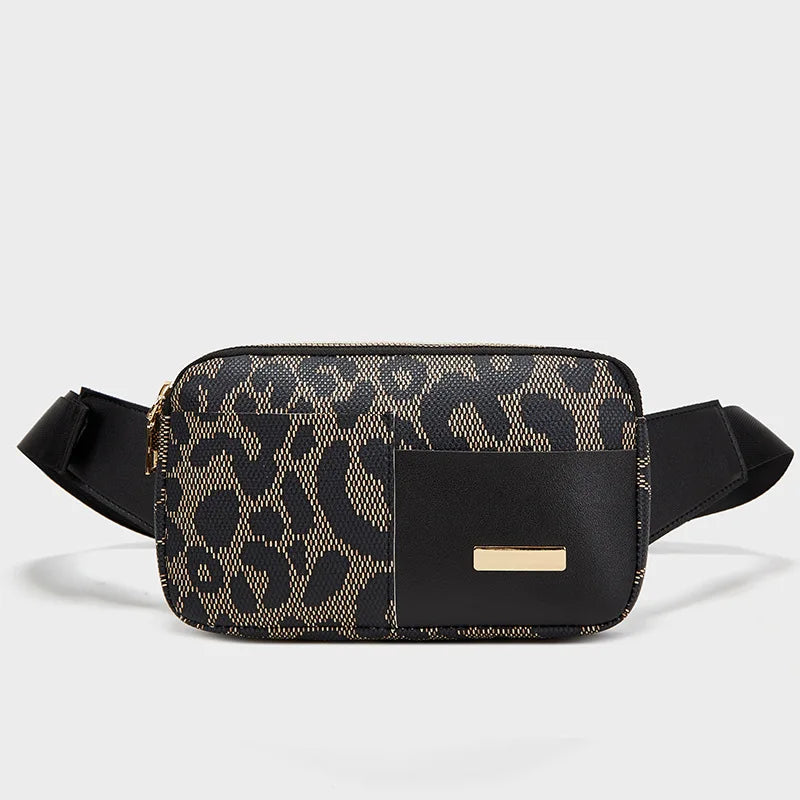 Luxe Crossbody Heuptas – Checker & Panterprint – Unisex
