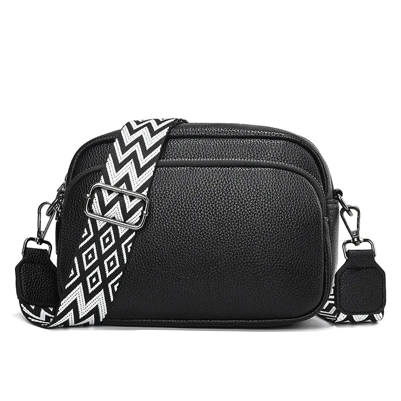 Trendy Schoudertas met Breed Band & Mini Etui – Stijlvol & Praktisch voor Dagelijks Gebruik