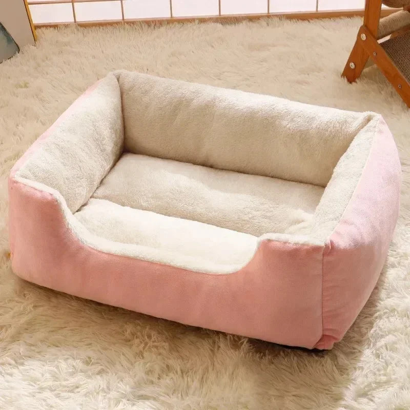 Zachte Hondenmand & Kattenmand – Rechthoekig Fluffy Huisdierbed
