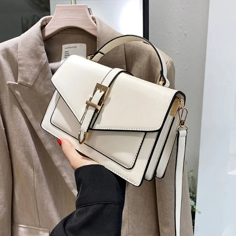 Chique Crossbody Schoudertas met Gespsluiting – Elegant & Praktisch