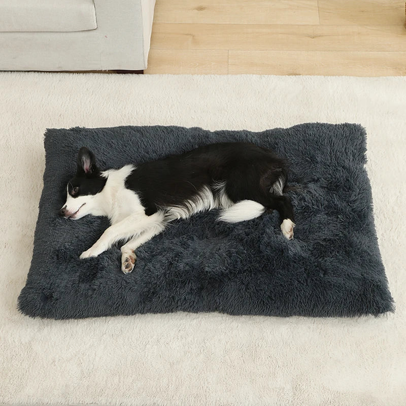 Fluffy Hondenkussen – Zachte Rechthoekige Hondenmand voor Groot & Klein
