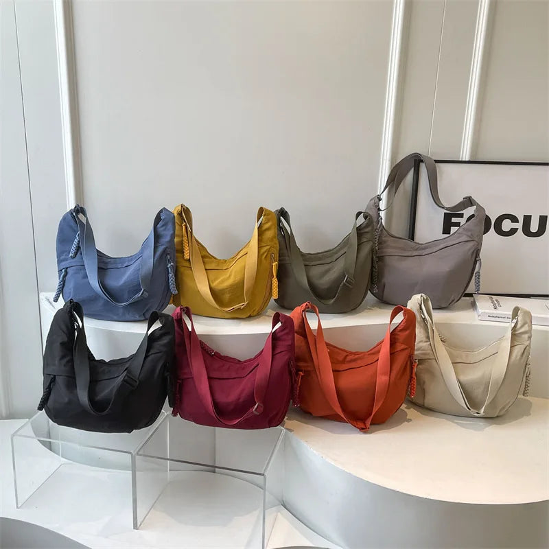 Beige Hobo Crossbody Tas – Ruim, Stijlvol & Comfortabel