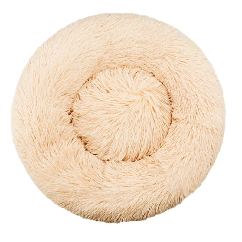 Donut Hondenmand & Kattenmand – Fluffy Anti-Stress Huisdierbed