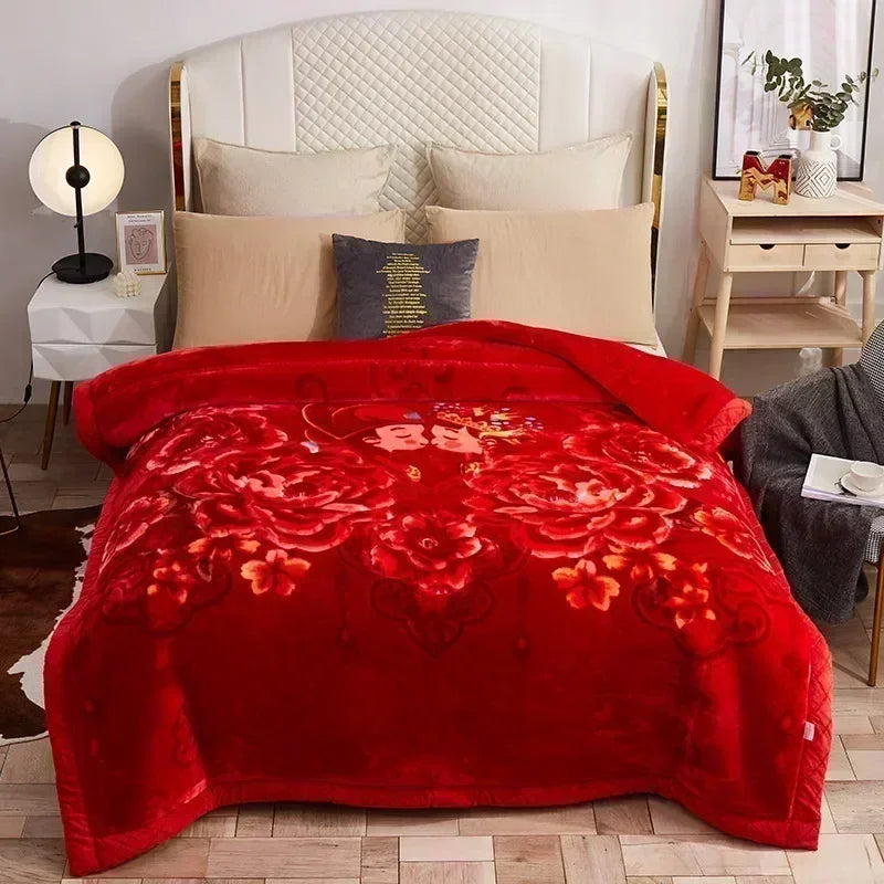 Luxe Winterdeken – Extra Dikke Fleece Plaid met Klassiek Design