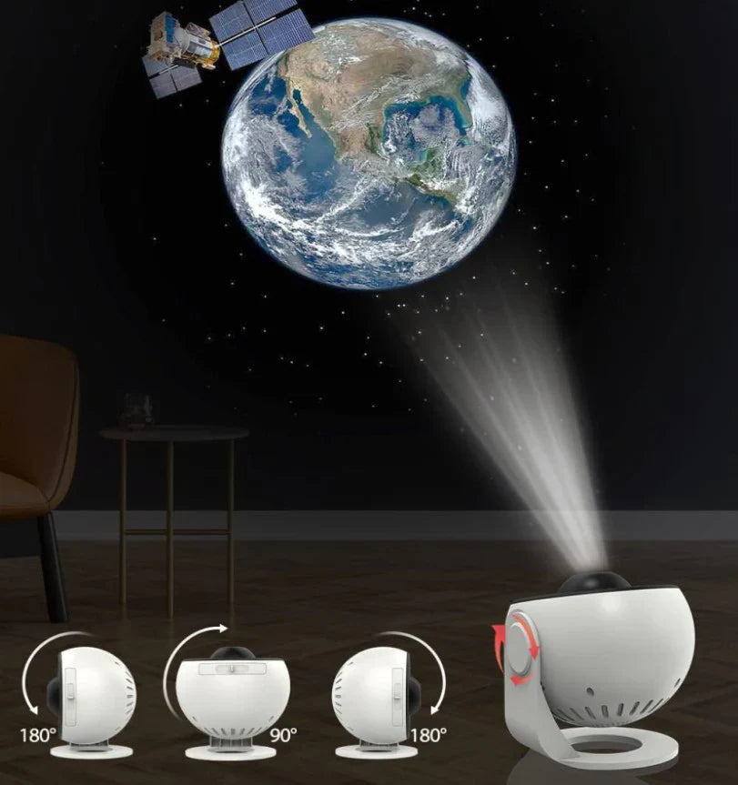 Sterrenhemel Projector met 12 Ruimtemotieven – LED Galaxy Nachtlamp