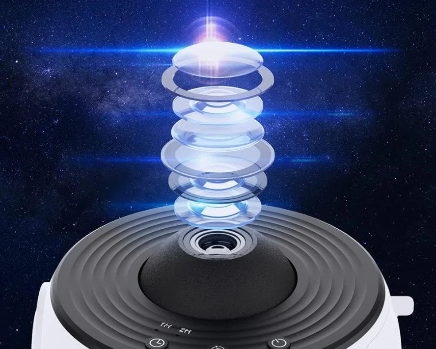Sterrenhemel Projector met 12 Ruimtemotieven – LED Galaxy Nachtlamp