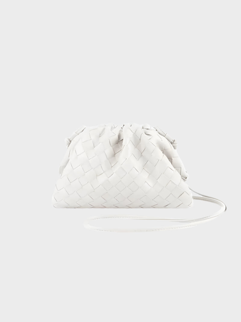 Amelia | Mini Gevlochten Vegan Leren Schoudertas voor Dames – Compact & Stijlvol