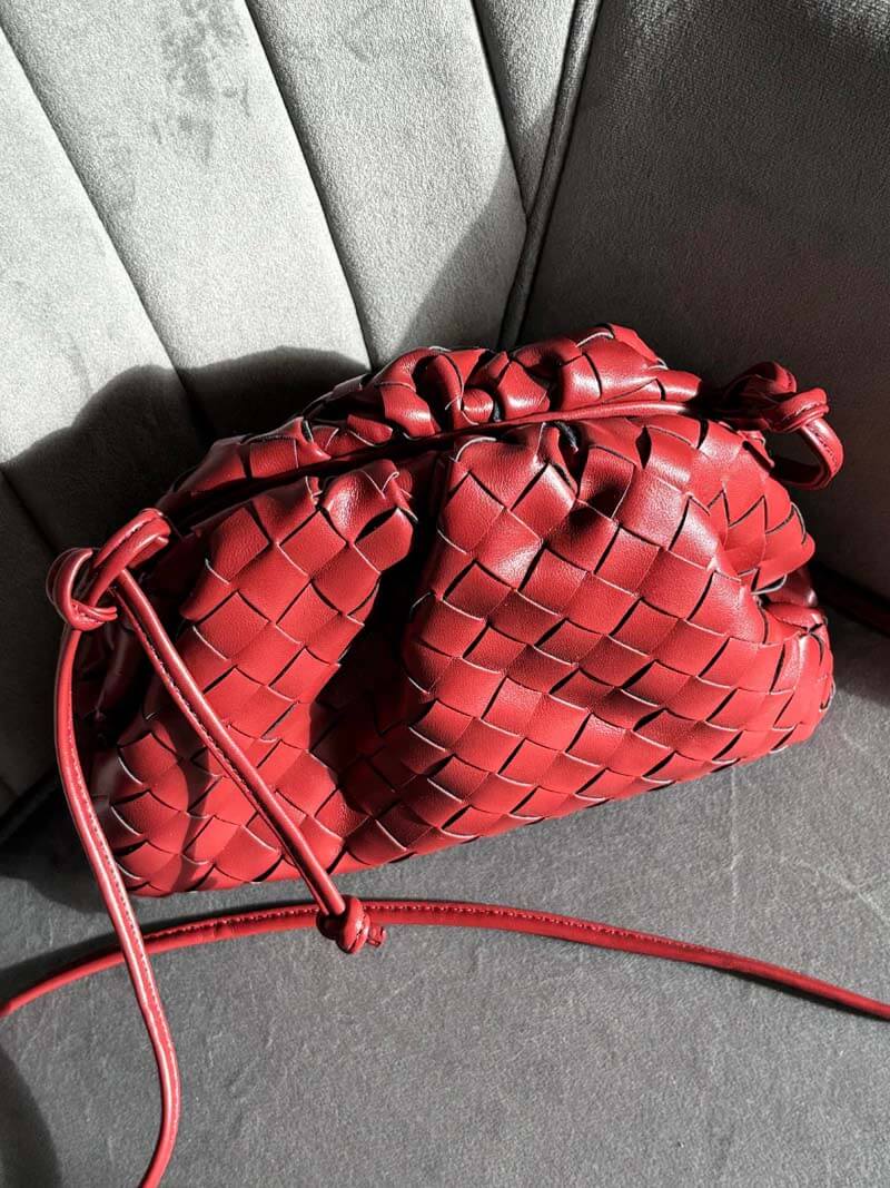 Amelia | Mini Gevlochten Vegan Leren Schoudertas voor Dames – Compact & Stijlvol