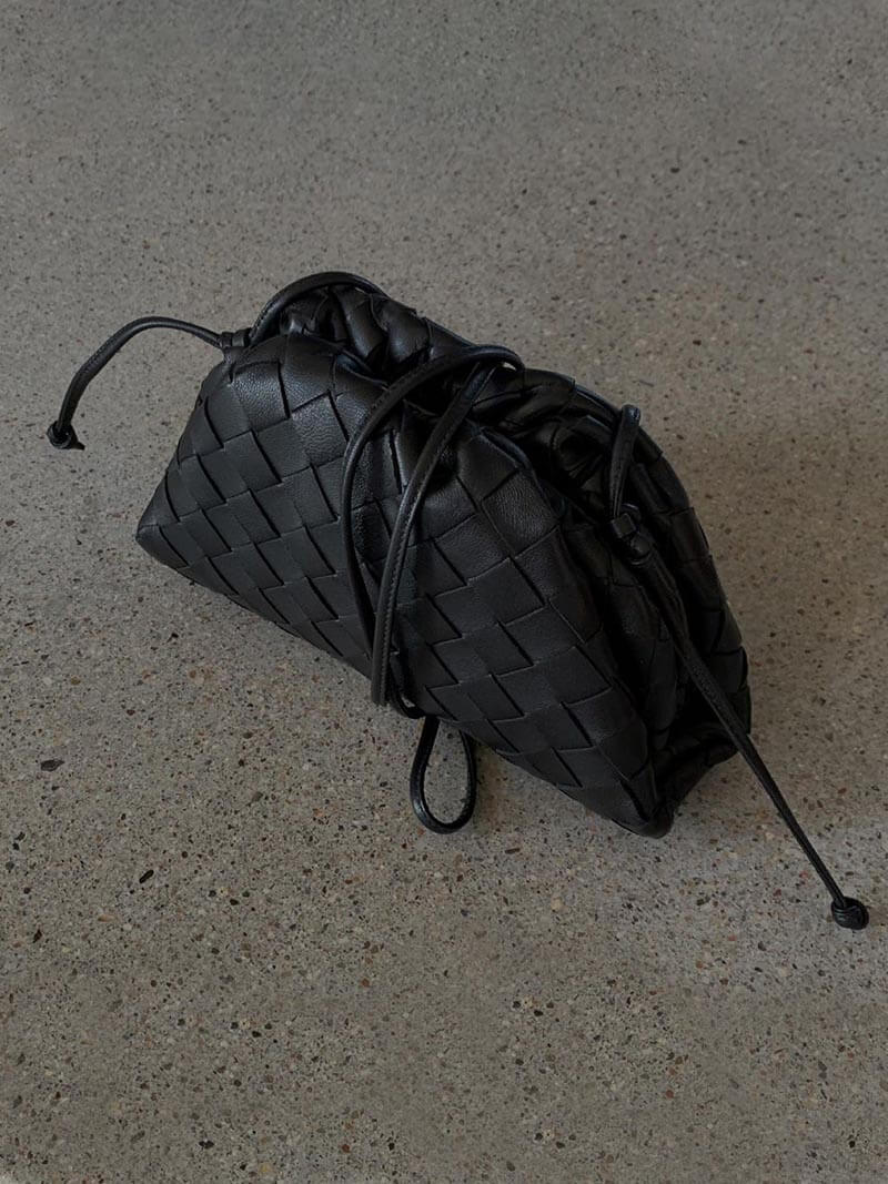 Amelia | Mini Gevlochten Vegan Leren Schoudertas voor Dames – Compact & Stijlvol